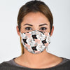 Pig Hand Drawn Pattern Print Face Mask-grizzshop