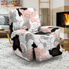 Pig Hand Drawn Pattern Print Recliner Cover-grizzshop