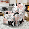 Pig Hand Drawn Pattern Print Recliner Cover-grizzshop