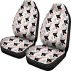 Pig Hand Drawn Pattern Print Universal Fit Car Seat Cover-grizzshop