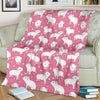 Pig Heart Pattern Print Blanket-grizzshop