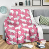 Pig Heart Pattern Print Blanket-grizzshop