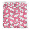 Pig Heart Pattern Print Duvet Cover Bedding Set-grizzshop