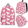 Pig Heart Pattern Print Premium Backpack-grizzshop