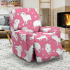 Pig Heart Pattern Print Recliner Cover-grizzshop