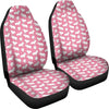 Pig Heart Pattern Print Universal Fit Car Seat Cover-grizzshop