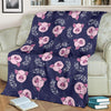 Pig Pattern Print Blanket-grizzshop