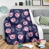 Pig Pattern Print Blanket-grizzshop