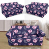 Pig Pattern Print Loveseat Cover-grizzshop