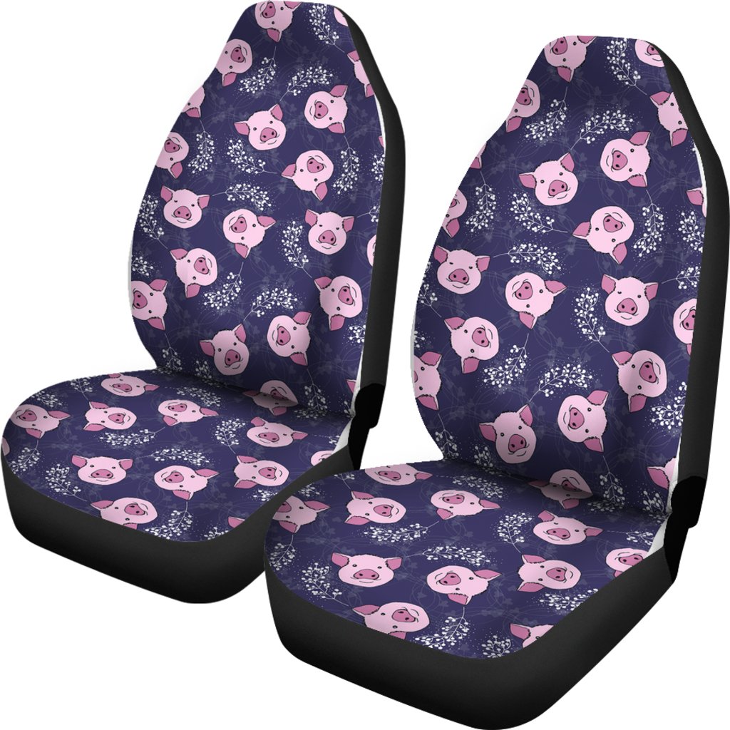 Pig Pattern Print Universal Fit Car Seat Cover-grizzshop