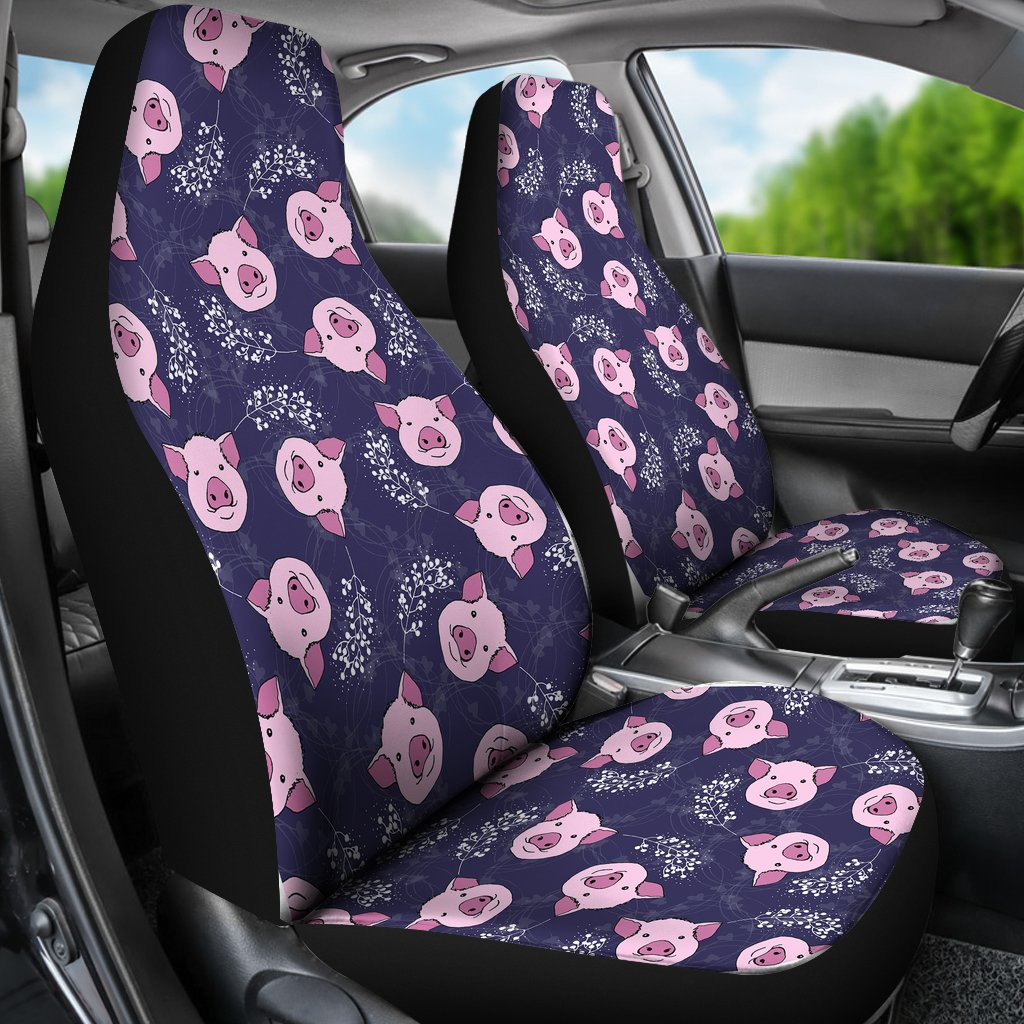 Pig Pattern Print Universal Fit Car Seat Cover-grizzshop
