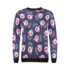 Pig Pattern Print Women Crewneck Sweatshirt-grizzshop