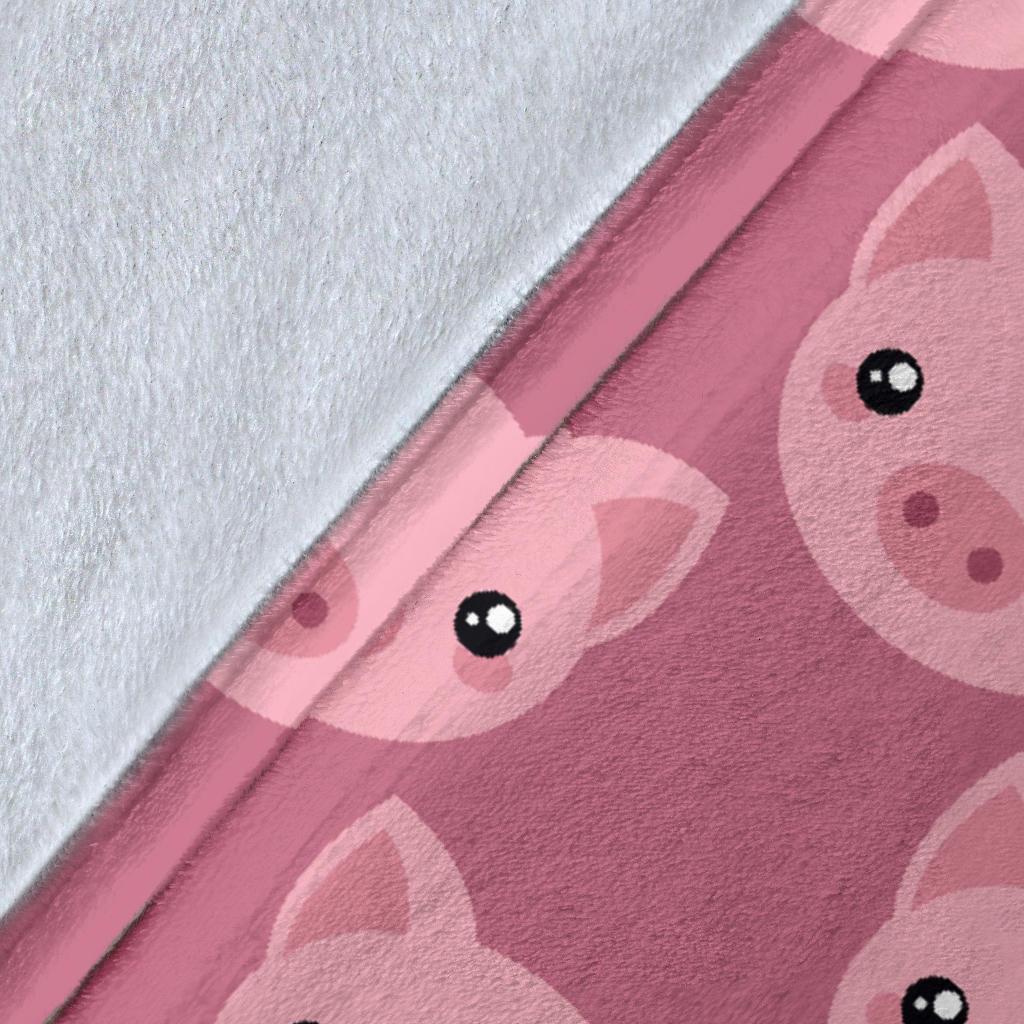 Pig Print Pattern Blanket-grizzshop