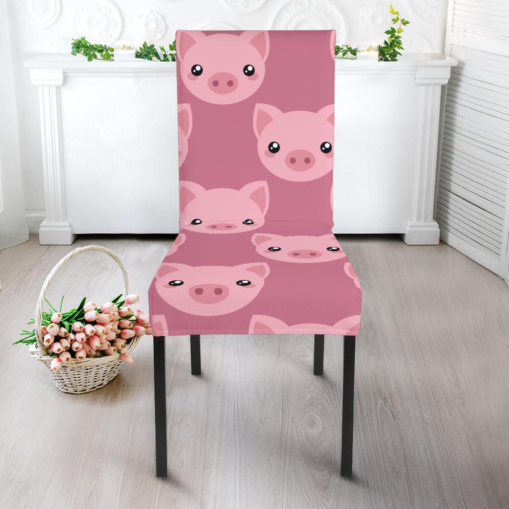 Pig Print Pattern Chair Cover-grizzshop