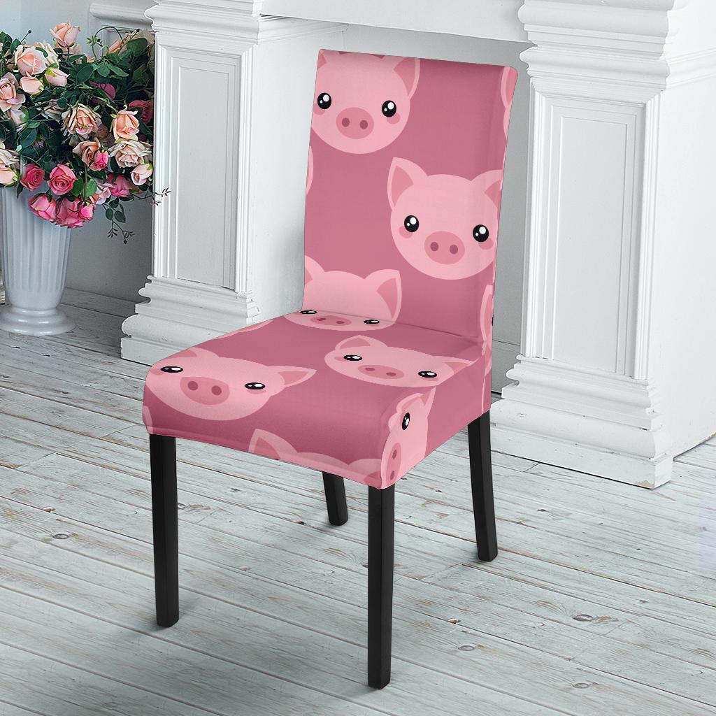 Pig Print Pattern Chair Cover-grizzshop