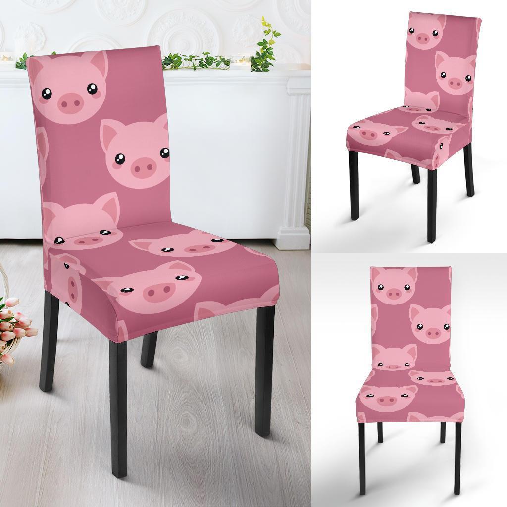 Pig Print Pattern Chair Cover-grizzshop