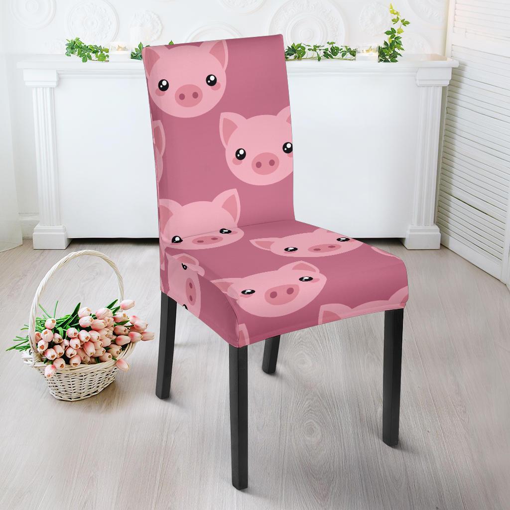 Pig Print Pattern Chair Cover-grizzshop