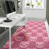 Pig Print Pattern Floor Mat-grizzshop