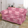 Pig Print Pattern Loveseat Cover-grizzshop