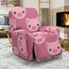 Pig Print Pattern Recliner Cover-grizzshop