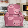 Pig Print Pattern Recliner Cover-grizzshop