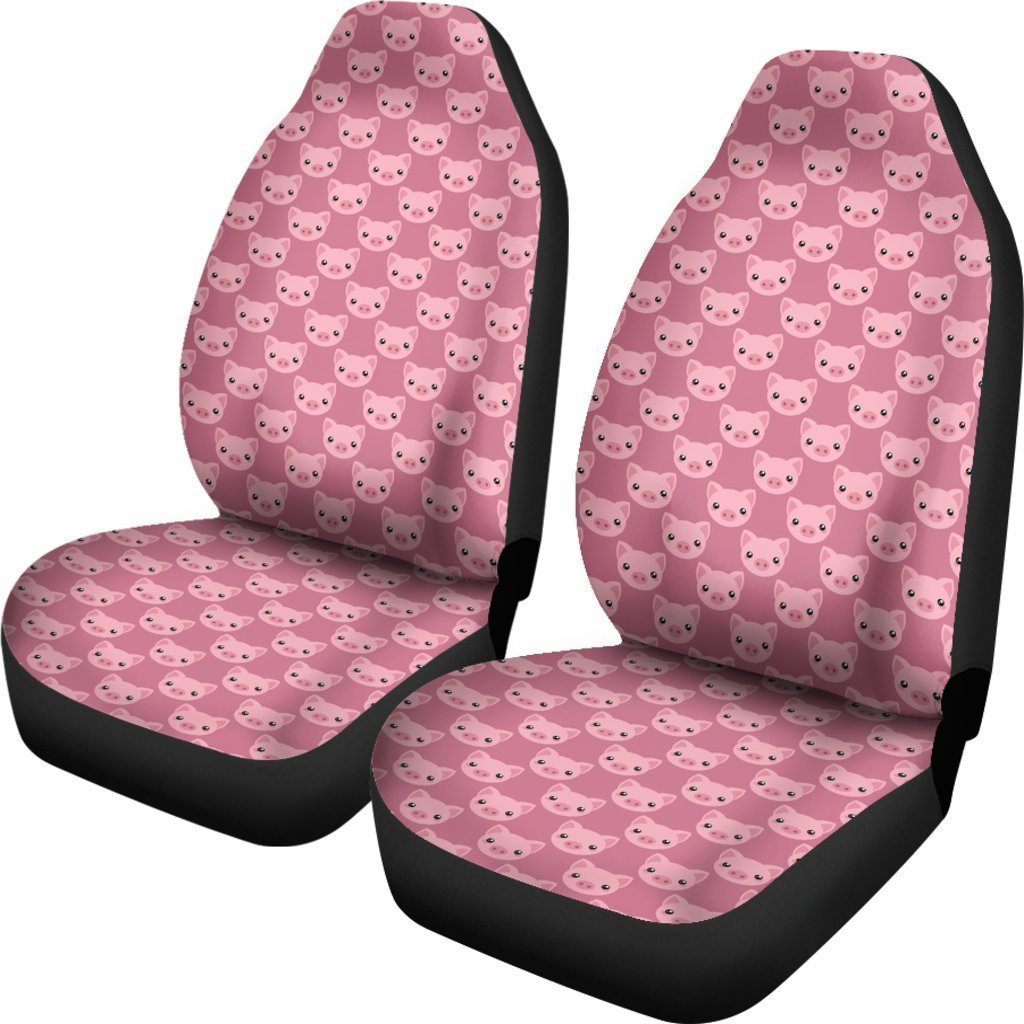 Pig Print Pattern Universal Fit Car Seat Cover-grizzshop