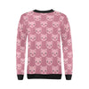 Pig Print Pattern Women Crewneck Sweatshirt-grizzshop