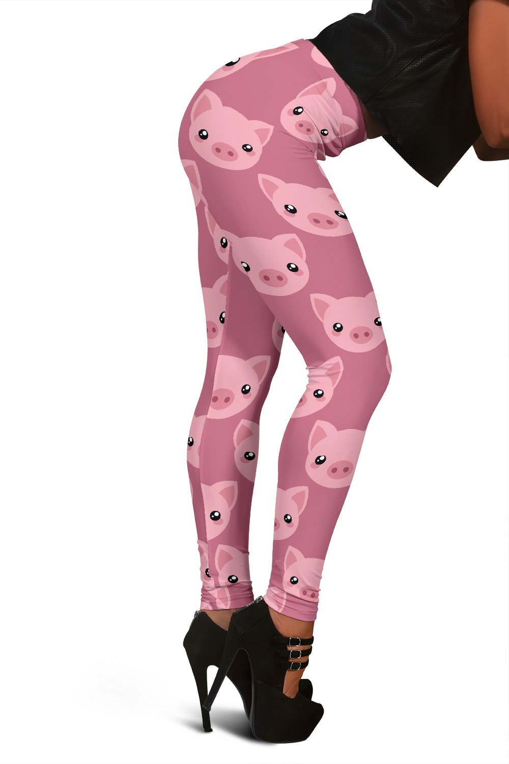 Pig Print Pattern Women Leggings-grizzshop