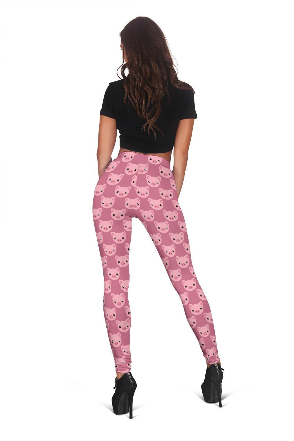 Pig Print Pattern Women Leggings-grizzshop