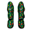 Pineapple And Tropical Watermelon Print Pattern Muay Thai Shin Guards-grizzshop