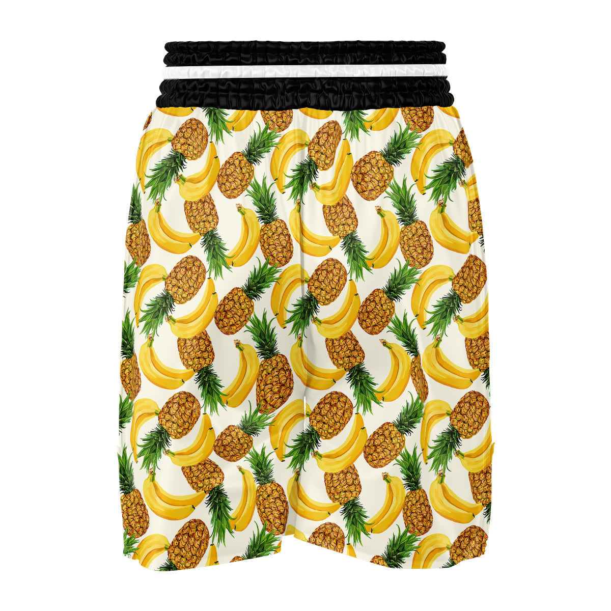 Pineapple Banana Print Pattern Boxing Shorts-grizzshop