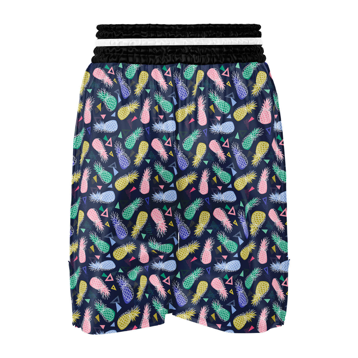 Pineapple Colorful Print Pattern Boxing Shorts-grizzshop