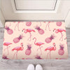 Pineapple Flamingo Print Door Mat-grizzshop