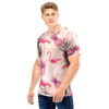 Pineapple Flamingo Print Men T Shirt-grizzshop