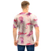 Pineapple Flamingo Print Men T Shirt-grizzshop