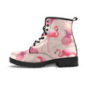 Pineapple Flamingo Print Men's Boots-grizzshop