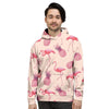 Pineapple Flamingo Print Men's Hoodie-grizzshop