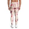 Pineapple Flamingo Print Men's Leggings-grizzshop