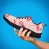 Pineapple Flamingo Print Men's Sneakers-grizzshop