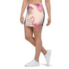 Pineapple Flamingo Print Mini Skirt-grizzshop