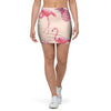 Pineapple Flamingo Print Mini Skirt-grizzshop