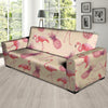 Pineapple Flamingo Print Sofa Cover-grizzshop