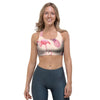 Pineapple Flamingo Print Sports Bra-grizzshop