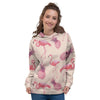 Pineapple Flamingo Print Women's Hoodie-grizzshop