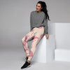 Pineapple Flamingo Print Women's Joggers-grizzshop