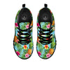 Pineapple Hawaii Tropical Print Pattern Black Sneaker-grizzshop