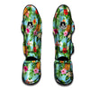 Pineapple Hawaii Tropical Print Pattern Muay Thai Shin Guards-grizzshop