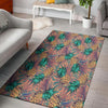 Pineapple Hawaiian Print Floor Mat-grizzshop