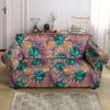 Pineapple Hawaiian Print Loveseat Cover-grizzshop