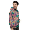 Pineapple Hawaiian Print Men's Hoodie-grizzshop